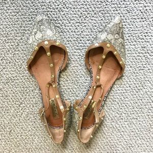 Halogen Snake Print Flats